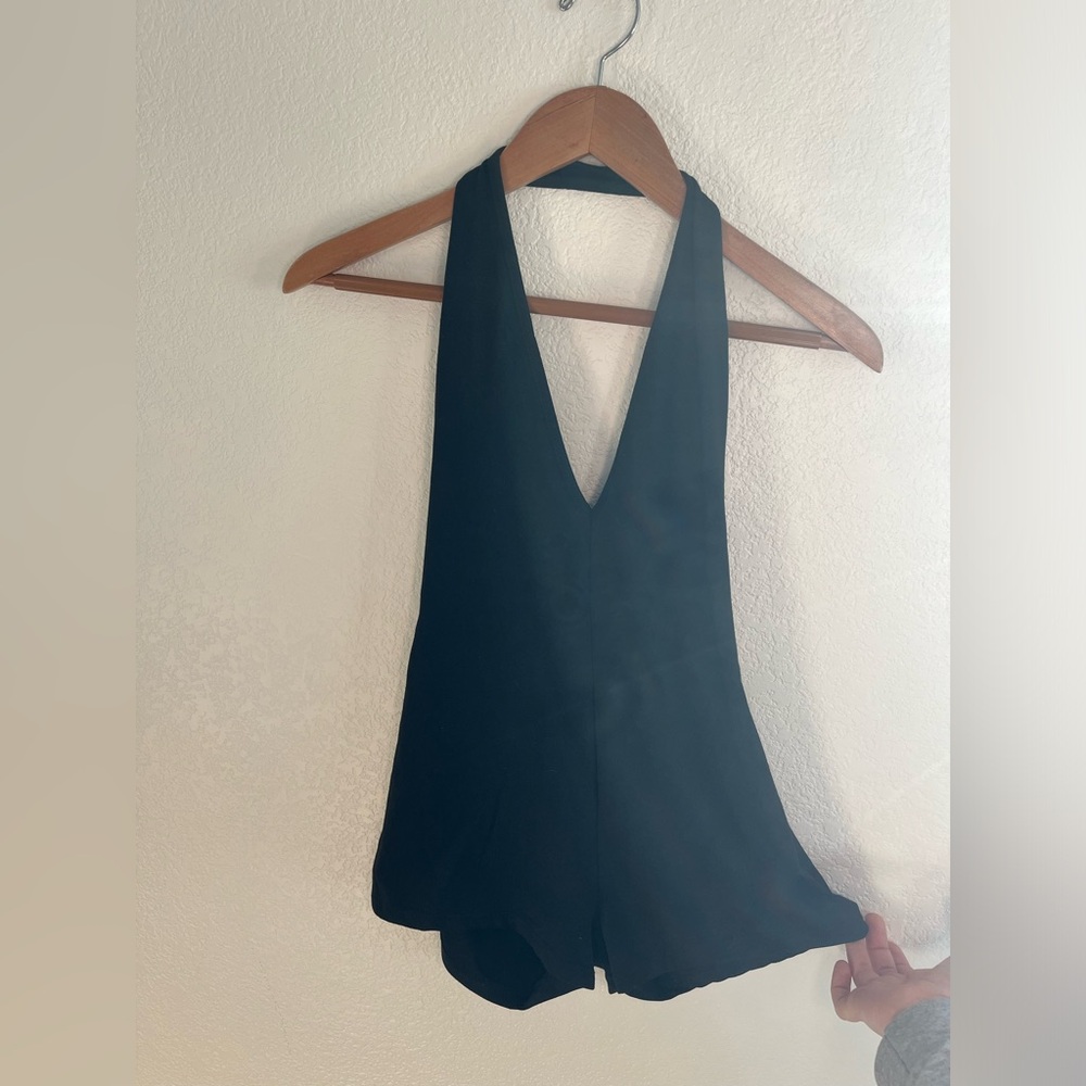 Black tank onsie